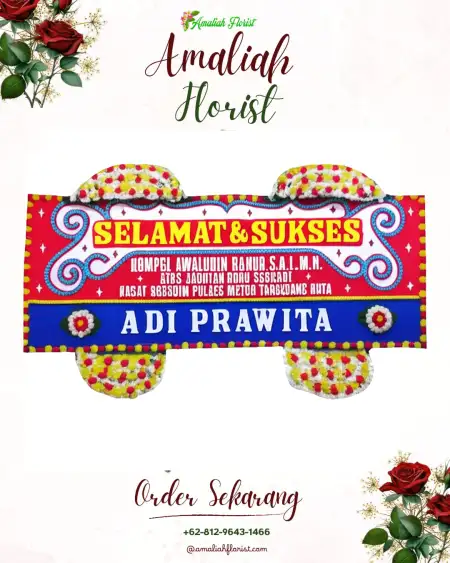 Papan Bunga Ucapan Selamat Gubugklakah